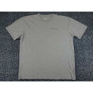 Last Resort AB T-Shirt Mens XL Grey Short Sleeve Script‎ Logo Skateboarding Tee